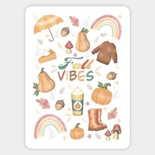 Fall vibes Sticker